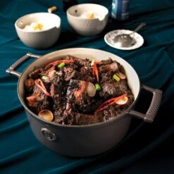 Saveur Selects Braadpan Voyage - Rabbit Grey - ø 25 Cm / 4.7 Liter - Geëmailleerde Anti-aanbaklaag -Keukengerei Winkel 1 3 15