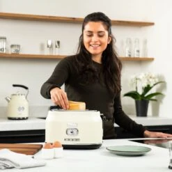 Westinghouse Retro Waterkoker + Broodrooster 2 Sleuven + Blender - Wit -Keukengerei Winkel 1200x1200 138