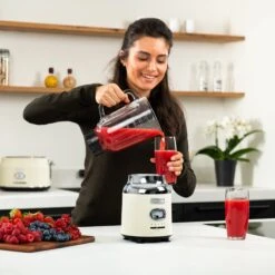 Westinghouse Retro Waterkoker + Broodrooster 4 Sleuven + Blender - Wit 19 Westinghouse Retro Waterkoker + Broodrooster 4 Sleuven + Blender - Wit -Keukengerei Winkel 1200x1200 174