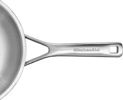 KitchenAid Koekenpan - Multi-Ply RVS - ø 24 Cm - Zonder Anti-aanbaklaag 12 KitchenAid Koekenpan - Multi-Ply RVS - ø 24 Cm - Zonder Anti-aanbaklaag -Keukengerei Winkel 1200x977
