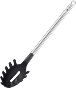 Rosle Basic Line Spaghettilepel - RVS / Siliconen - 31 Cm