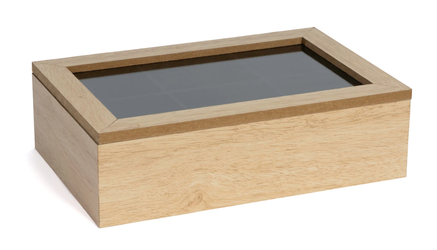 Sakura Tea Theedoos - Hout - 6-vaks - Met Fluweel - 24 X 16 Cm 4 Sakura Tea Theedoos - Hout - 6-vaks - Met Fluweel - 24 X 16 Cm - Afbeelding 2