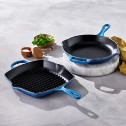 Le Creuset Grillpan Signature - Azure - 26 X 26 Cm - Geëmailleerde Anti-aanbaklaag 10 Le Creuset Grillpan Signature - Azure - 26 X 26 Cm - Geëmailleerde Anti-aanbaklaag -Keukengerei Winkel 20183262200422 alt5