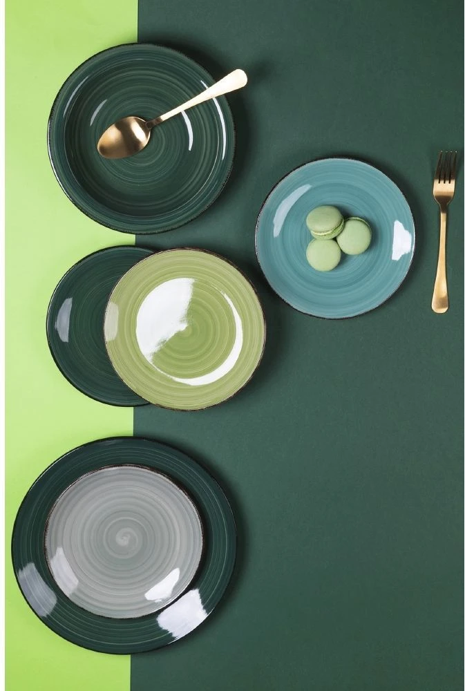 Villa D'Este Serviesset Baita - Greenery - 12-delig / 4 Personen 4 Villa D'Este Serviesset Baita - Greenery - 12-delig / 4 Personen - Afbeelding 2