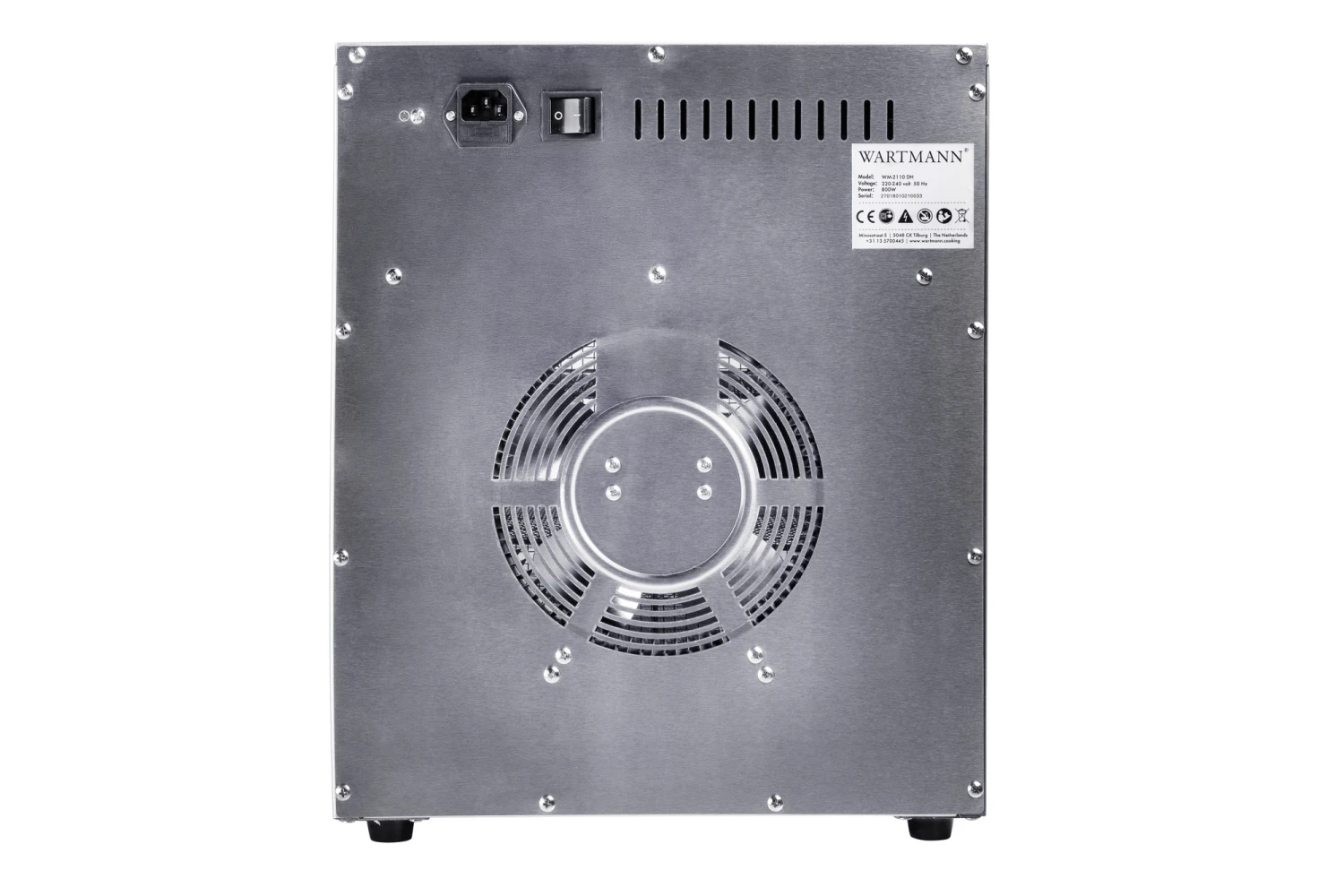 Wartmann Voedseldroger - 10 Laags - Zilver - WM-2110 DH 8 Wartmann Voedseldroger - 10 Laags - Zilver - WM-2110 DH - Afbeelding 6