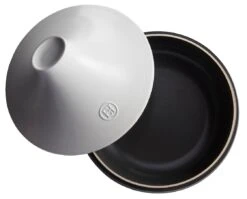 Emile Henry Tajine Delight - Zwart / Wit - Inductie - ø 33.5 Cm / 4 Liter 12 Emile Henry Tajine Delight - Zwart / Wit - Inductie - ø 33.5 Cm / 4 Liter -Keukengerei Winkel 3289317766329 4