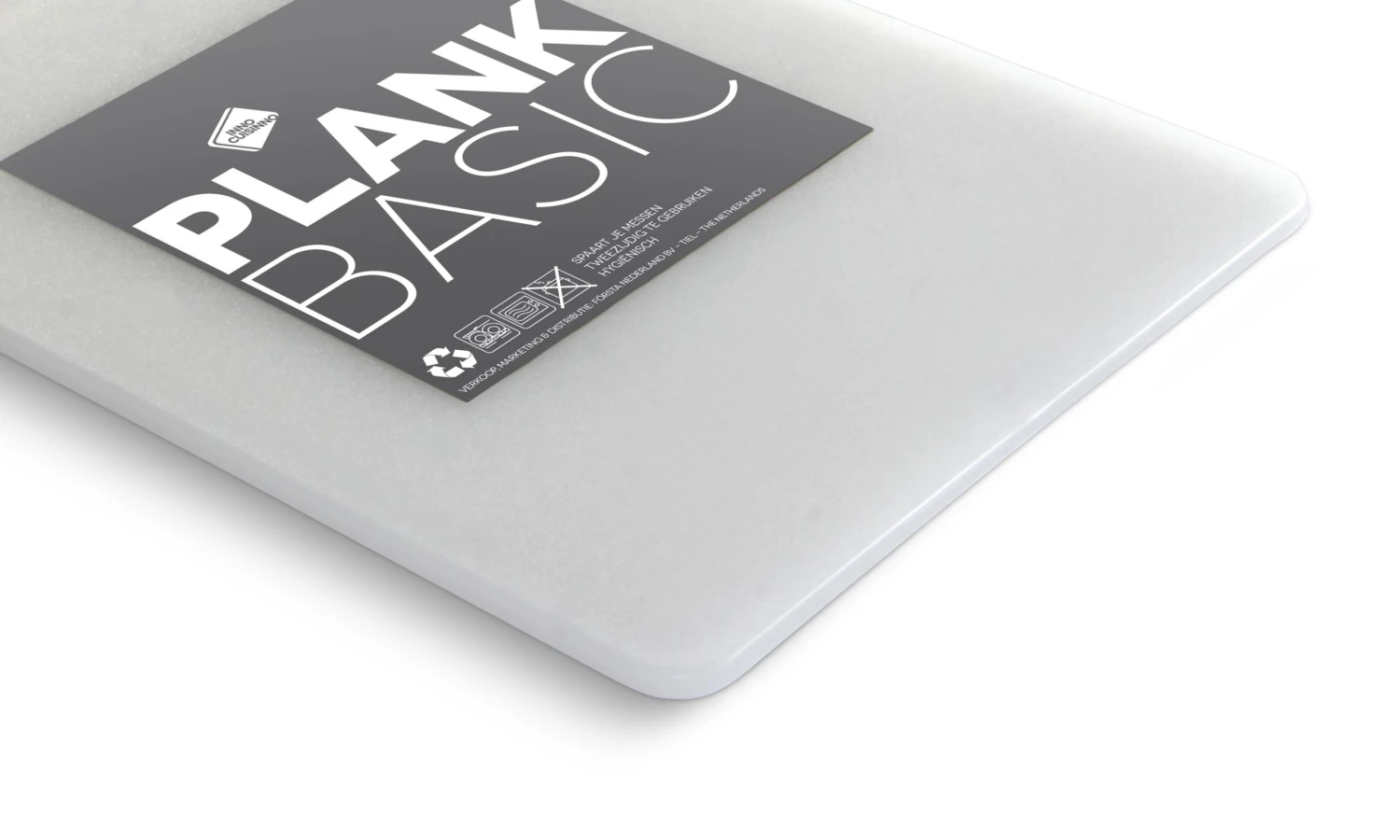 Inno Cuisinno Snijplanken Basic - 25 X 15 Cm - Wit - 4 Stuks 4 Inno Cuisinno Snijplanken Basic - 25 X 15 Cm - Wit - 4 Stuks - Afbeelding 2