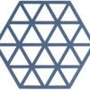 Zone Denmark Pannenonderzetter Triangles - Denim - 16 X 14 Cm -Keukengerei Winkel 330343 high
