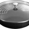 Staub Wokpan - Zwart - ø 30 Cm / 4.4 Liter - Geëmailleerde Anti-aanbaklaag -Keukengerei Winkel 40501 470 5 1