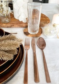 Sareva Bestekset - 24-delig / 6 Personen - Koper 17 Sareva Bestekset - 24-delig / 6 Personen - Koper -Keukengerei Winkel 4 14