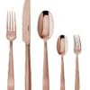Sambonet Bestekset Flat - Koper - 30 Delig / 6 Personen 2 Sambonet Bestekset Flat - Koper - 30 Delig / 6 Personen -Keukengerei Winkel 62712CN1