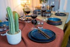 Cosy & Trendy Pizzabord / Onderbord Quintana Blue ø 33 Cm 7 Cosy & Trendy Pizzabord / Onderbord Quintana Blue ø 33 Cm -Keukengerei Winkel 7 quintana 7 5