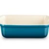 Le Creuset Ovenschaal Heritage - Deap Teal - 19 X 14 Cm / 1.1 Liter