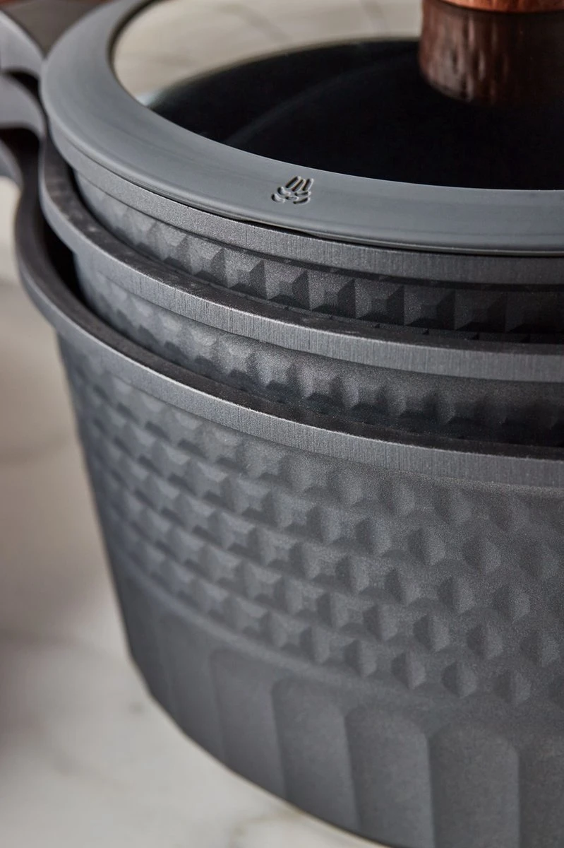 Resto Kitchenware Pannenset - 13 Delige Set - Inductie En Alle Andere Warmtebronnen 5 Resto Kitchenware Pannenset - 13 Delige Set - Inductie En Alle Andere Warmtebronnen - Afbeelding 3