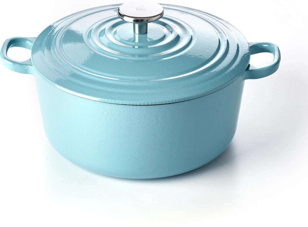 BK Braadpan Bourgogne - Aqua Blue - ø 24 Cm / 4.2 Liter 3 BK Braadpan Bourgogne - Aqua Blue - ø 24 Cm / 4.2 Liter