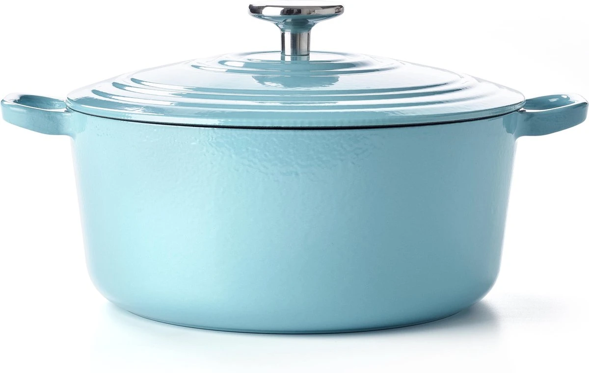BK Braadpan Bourgogne - Aqua Blue - ø 24 Cm / 4.2 Liter 7 BK Braadpan Bourgogne - Aqua Blue - ø 24 Cm / 4.2 Liter - Afbeelding 5