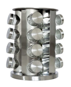 Blackwell Kruidenrek / Kruidencarrousel - Inclusief 16 Kruidenpotjes - RVS -Keukengerei Winkel 8720364455538 1 1