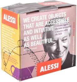 Alessi Melkkan - 9096 - Blauw - 200 Ml - Door Micheal Graves -Keukengerei Winkel 9096 verpakking 2