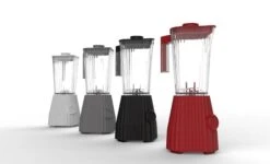 Alessi Blender Plissé - 5 Snelheden + Turbostand - Grijs - Michele De Lucchi - 1.5 Liter - MDL09 G 8 Alessi Blender Plissé - 5 Snelheden + Turbostand - Grijs - Michele De Lucchi - 1.5 Liter - MDL09 G -Keukengerei Winkel Alles Alessi Blendera 1