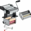 Blackwell Pastamachine Set (met 2 Opzetstukken) - Zwart 2 Blackwell Pastamachine Set (met 2 Opzetstukken) - Zwart -Keukengerei Winkel BW Pastamachine zwart