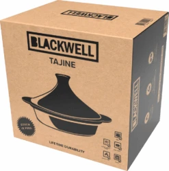 Blackwell Tajine Gietijzer - Zwart - ø 30 Cm / 3 Liter 15 Blackwell Tajine Gietijzer - Zwart - ø 30 Cm / 3 Liter -Keukengerei Winkel BoxRED TAJINE Package New 1