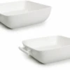 BonBistro Ovenschaal Yong Squito - 19 X 19 X 6 Cm / 1.4 Liter - Wit - 2 Stuks -Keukengerei Winkel CL productafbeeldingen 2024 06 04T114356.622