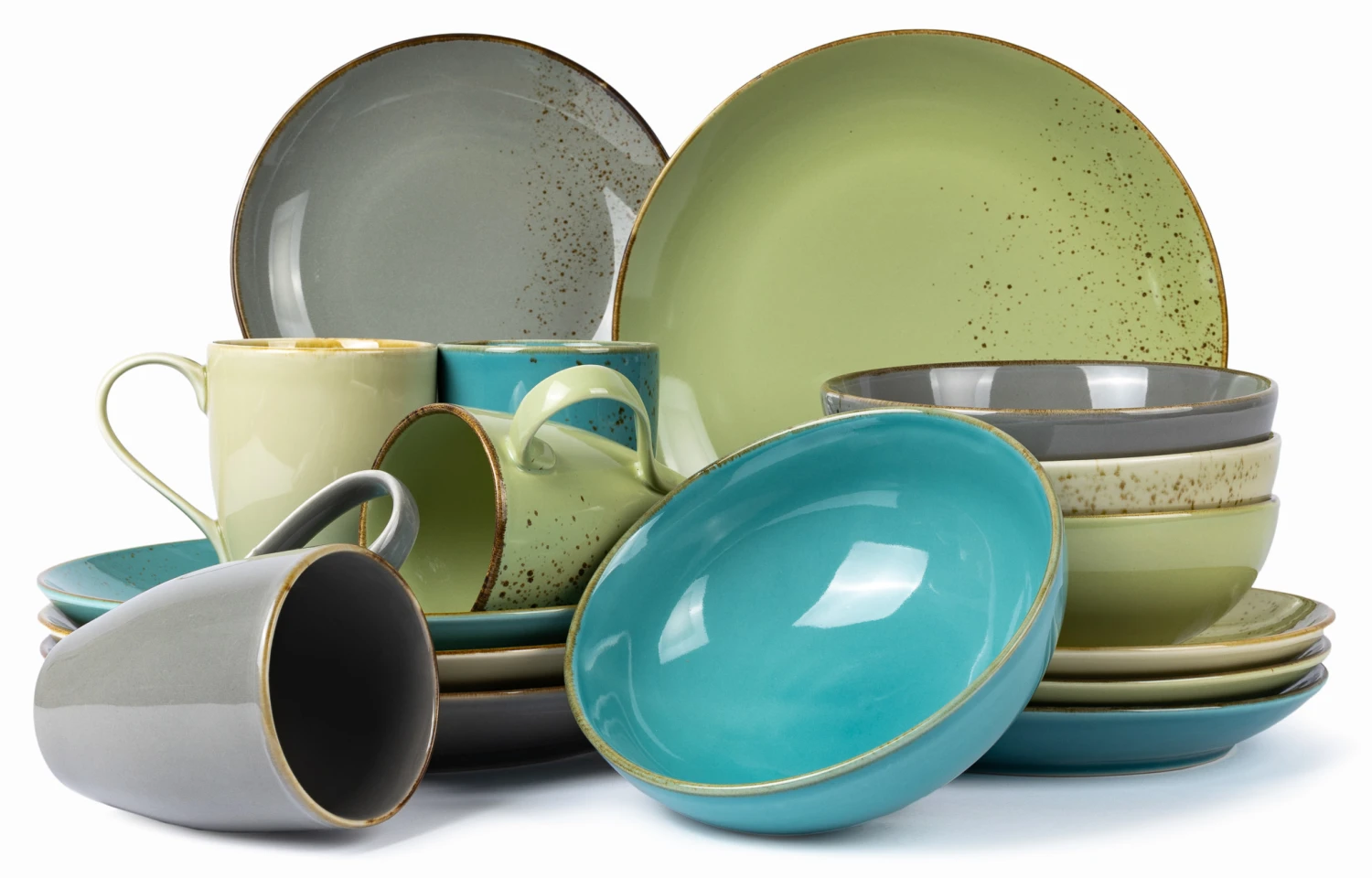 Jay Hill Serviesset Santorini - 16-delig / 4 Personen - Groen 3 Jay Hill Serviesset Santorini - 16-delig / 4 Personen - Groen