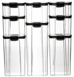 Sareva Voorraadpotten Set - Kunststof - 8 Delige Set -Keukengerei Winkel COOK3048 Edit