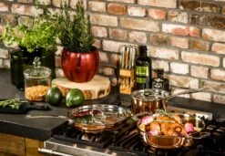 DUCQ Steelpan Met Deksel - Koper - ø 16 Cm / 1.5 Liter 12 DUCQ Steelpan Met Deksel - Koper - ø 16 Cm / 1.5 Liter -Keukengerei Winkel DUCQ 030