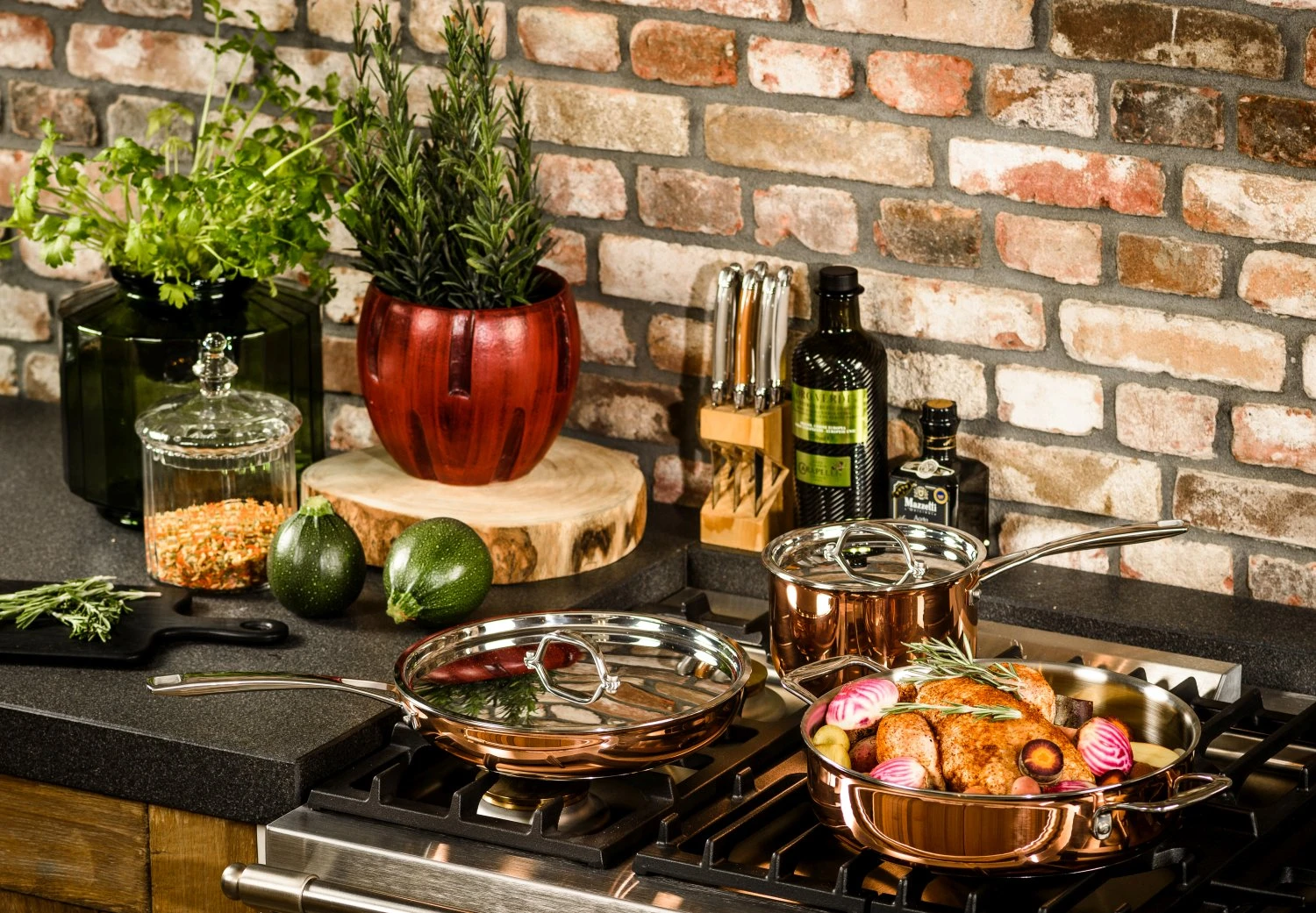 DUCQ Steelpan Met Deksel - Koper - ø 16 Cm / 1.5 Liter 5 DUCQ Steelpan Met Deksel - Koper - ø 16 Cm / 1.5 Liter - Afbeelding 3