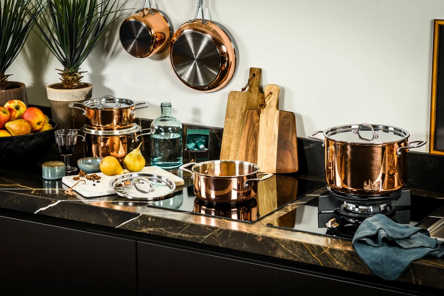 DUCQ Steelpan Met Deksel - Koper - ø 16 Cm / 1.5 Liter 8 DUCQ Steelpan Met Deksel - Koper - ø 16 Cm / 1.5 Liter - Afbeelding 6