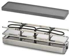 Espressions Gourmetstel Slim - 4 Personen 15 Espressions Gourmetstel Slim - 4 Personen -Keukengerei Winkel Espressions Gourmetstel Raclette Slim 42 x 13 cm