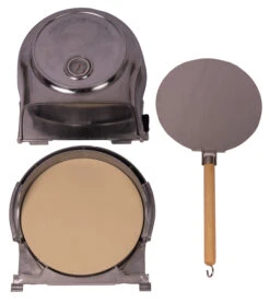 Fernus & Friends Pizza Oven - Voor Fornuis - Pure Polished Aluminium - Voor ø 26 Cm Pizza's 15 Fernus & Friends Pizza Oven - Voor Fornuis - Pure Polished Aluminium - Voor ø 26 Cm Pizza's -Keukengerei Winkel Fernus zilver 3 delig