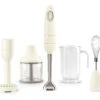 SMEG Staafmixer Set - Turbofunctie - Creme - HBF22CREU -Keukengerei Winkel HBF02CRAU