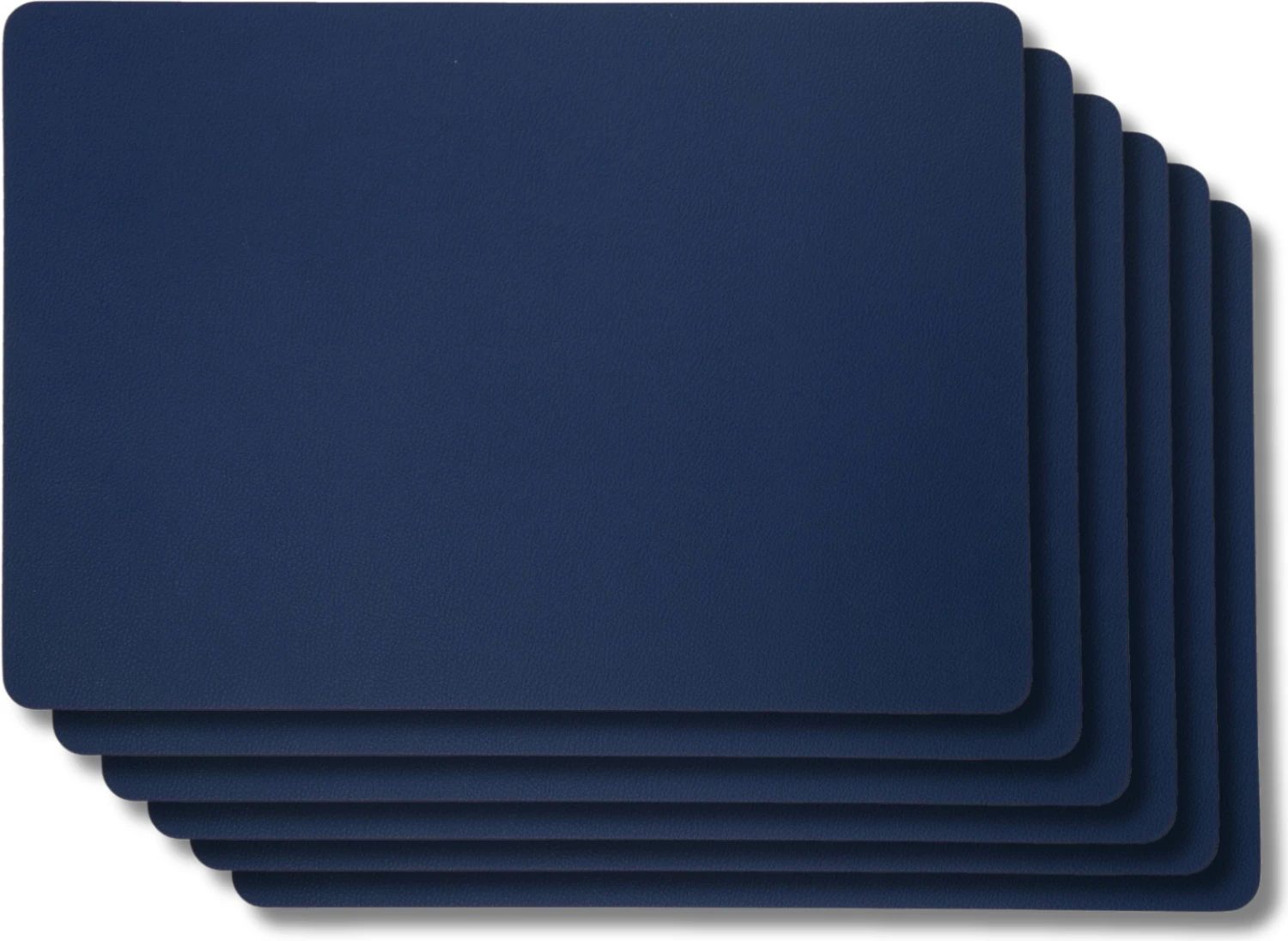 Jay Hill Placemats - Vegan Leer - Grijs / Blauw - Dubbelzijdig - 46 X 33 Cm - 6 Stuks 3 Jay Hill Placemats - Vegan Leer - Grijs / Blauw - Dubbelzijdig - 46 X 33 Cm - 6 Stuks