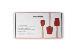 Le Creuset Spatelset - 3 Stuks - Premium - Kersenrood -Keukengerei Winkel LC 20201218 ZS PS FS 42830000600007 005