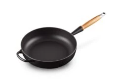 Le Creuset Hapjespan Signature - Mat Zwart - ø 28 Cm / 3.6 Liter- Geëmailleerde Anti-aanbaklaag -Keukengerei Winkel LC 20210721 HL PS FS 20259280000422 002