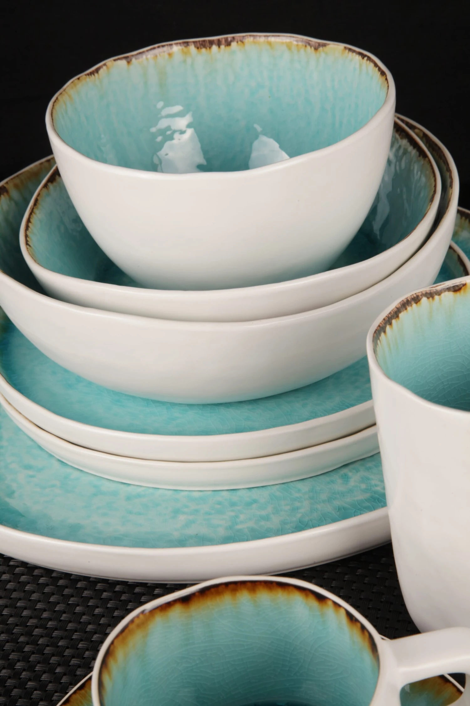 Cosy & Trendy Kom Laguna Azzurro ø 14 Cm / 600 Ml 4 Cosy & Trendy Kom Laguna Azzurro ø 14 Cm / 600 Ml - Afbeelding 2