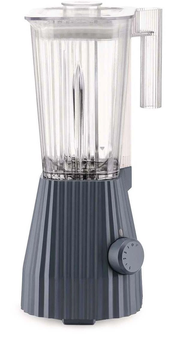 Alessi Blender Plissé - 5 Snelheden + Turbostand - Grijs - Michele De Lucchi - 1.5 Liter - MDL09 G 3 Alessi Blender Plissé - 5 Snelheden + Turbostand - Grijs - Michele De Lucchi - 1.5 Liter - MDL09 G