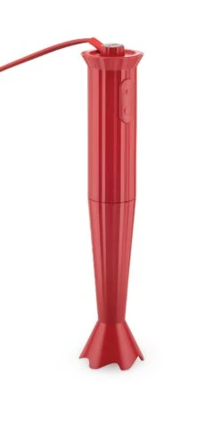 Alessi Staafmixer Set Plissé - Rood - Michele De Lucchi - MDL10S R -Keukengerei Winkel MDL10 blender 2