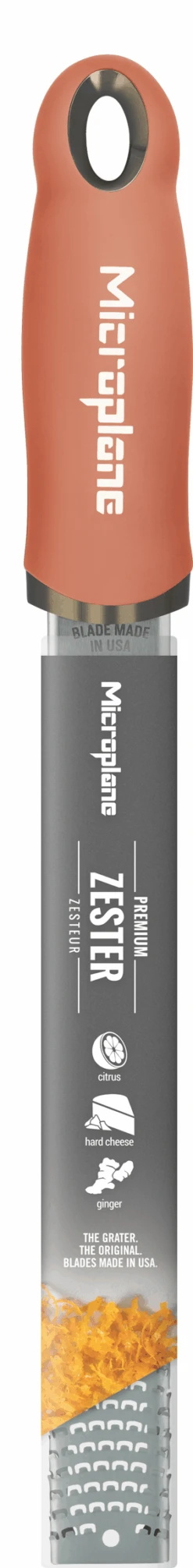 Microplane Rasp Premium Classic - Fijn - Cinnamon Orange -Keukengerei Winkel Microplane Premium Classic 46823 Zester Cinnamon Orange decall