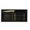 Laguiole Style De Vie Steakmessen Prestige Line Goud - 6 Stuks 2 Laguiole Style De Vie Steakmessen Prestige Line Goud - 6 Stuks -Keukengerei Winkel PresSteakGoudZw