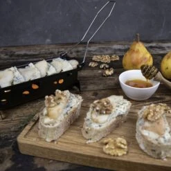 Boska Raclette ToGo Milano 16 Boska Raclette ToGo Milano -Keukengerei Winkel Recept partyclette blauwe kaas peer walnoot 3