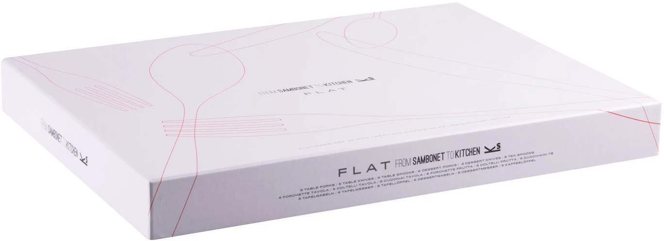 Sambonet Bestekset Flat - Champagne - 36 Delig / 6 Personen 6 Sambonet Bestekset Flat - Champagne - 36 Delig / 6 Personen - Afbeelding 4