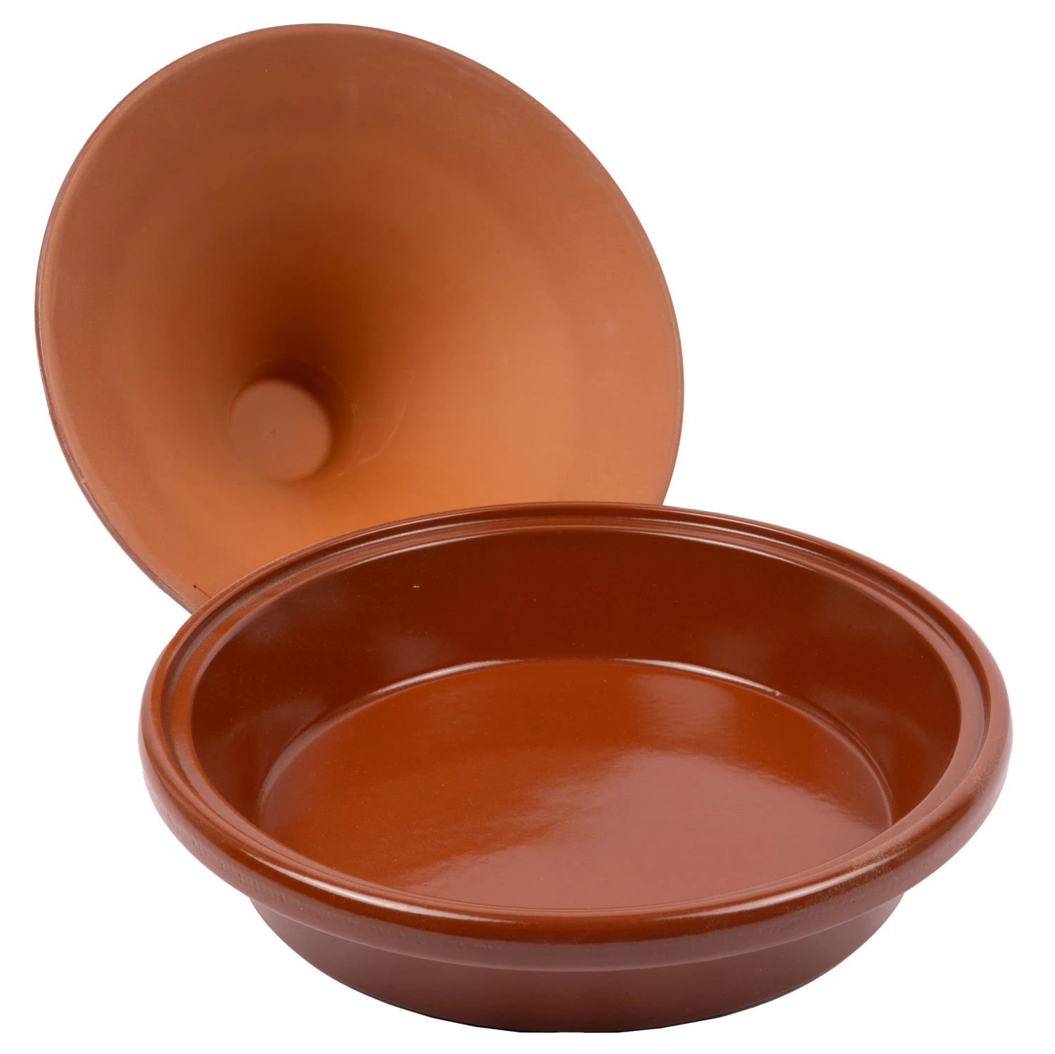 Cookinglife Tajine Regas - Aardewerk - Terracotta - ø 32 Cm / 3 Liter 4 Cookinglife Tajine Regas - Aardewerk - Terracotta - ø 32 Cm / 3 Liter - Afbeelding 3