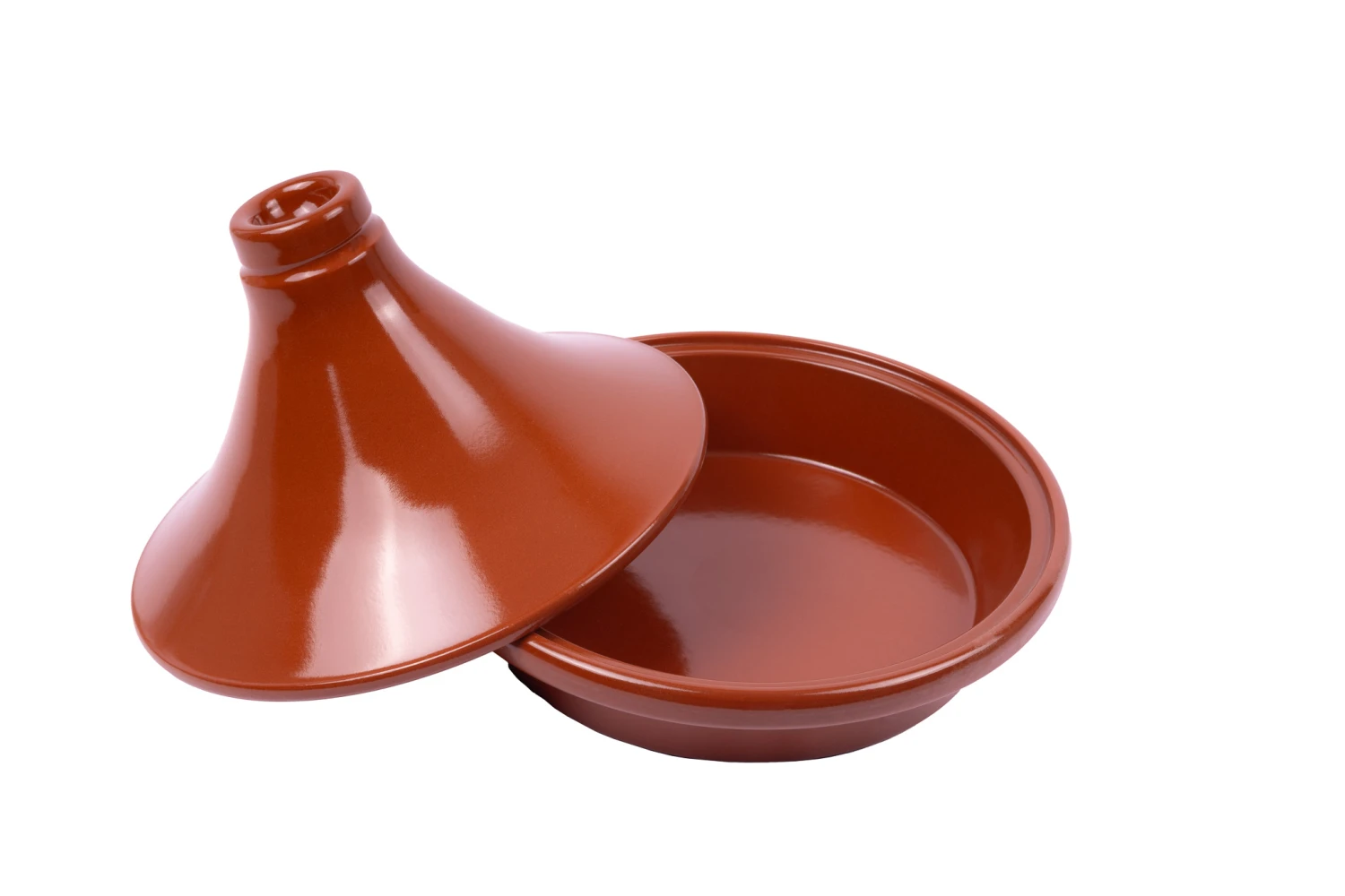 Cookinglife Tajine Regas - Aardewerk - Terracotta - ø 32 Cm / 3 Liter 3 Cookinglife Tajine Regas - Aardewerk - Terracotta - ø 32 Cm / 3 Liter - Afbeelding 2