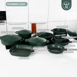Westinghouse Braadpan Performance - Gracious Green - ø 28 Cm / 6.7 Liter -Keukengerei Winkel WCCC0095024SG 6 1