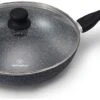 Westinghouse Wokpan Marble - ø 30 Cm - Standaard Anti-aanbaklaag -Keukengerei Winkel WCCW0009032MBB Wok with Lid bl
