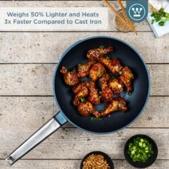 Westinghouse Wokpan Performance - Bravery Blue - ø 28 Cm - Standaard Anti-aanbaklaag 28 Westinghouse Wokpan Performance - Bravery Blue - ø 28 Cm - Standaard Anti-aanbaklaag -Keukengerei Winkel WCCW0095028BL 2