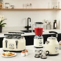 Westinghouse Blender Retro Collections - Vanilla White - 1.5 Liter - WKBE221WH -Keukengerei Winkel WKBE221WH Retro Table Blender 5 600x600 1